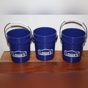 Lowe's Blue Buckets Set of 3